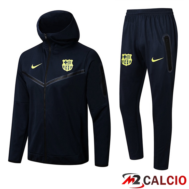 Maglie Calcio Personalizzate,Tute Calcio Squadre,Maglia Nazionale Italiana Calcio | Insieme Giacca Con Cappuccio Tuta FC Barcellona Blu Royal 2022/2023