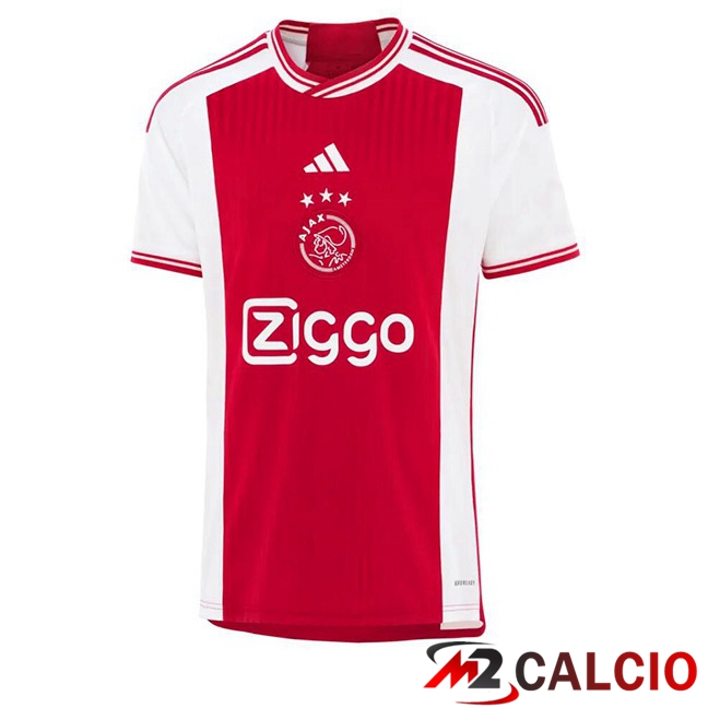 Maglie Calcio Personalizzate,Tute Calcio Squadre,Maglia Nazionale Italiana Calcio | Maglie Calcio AFC Ajax Prima Rosso Bianco 2023/2024