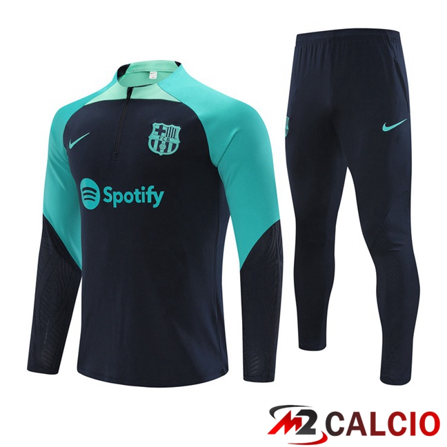 Maglie Calcio Personalizzate,Tute Calcio Squadre,Maglia Nazionale Italiana Calcio | Insieme Tuta Calcio FC Barcellona Blu Reale Verde 2023/2024