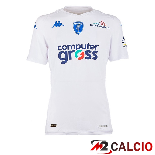 Maglie Calcio Personalizzate,Tute Calcio Squadre,Maglia Nazionale Italiana Calcio | Maglie Calcio Empoli FC Seconda Bianco 2023/2024