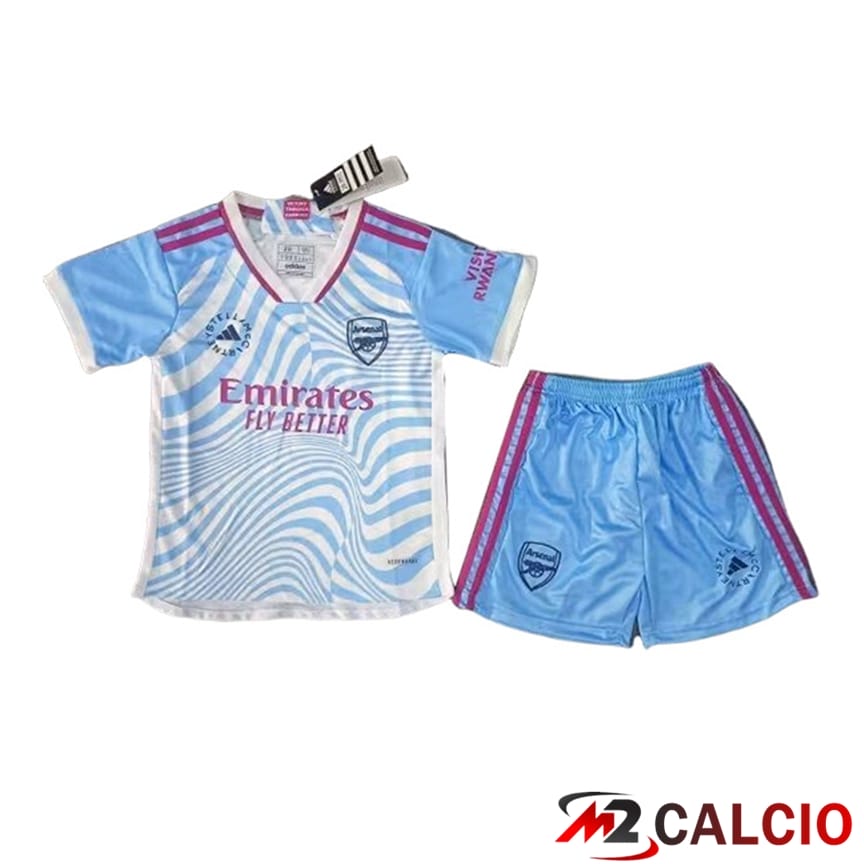 Maglie Calcio Personalizzate,Tute Calcio Squadre,Maglia Nazionale Italiana Calcio | Maglie Calcio Arsenal X Stella McCartney Bambino Prima 2023/2024
