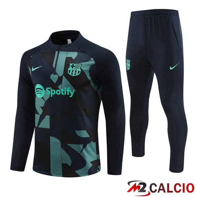 Maglie Calcio Personalizzate,Tute Calcio Squadre,Maglia Nazionale Italiana Calcio | Insieme Tuta Calcio FC Barcellona Blu Reale 2024/2025