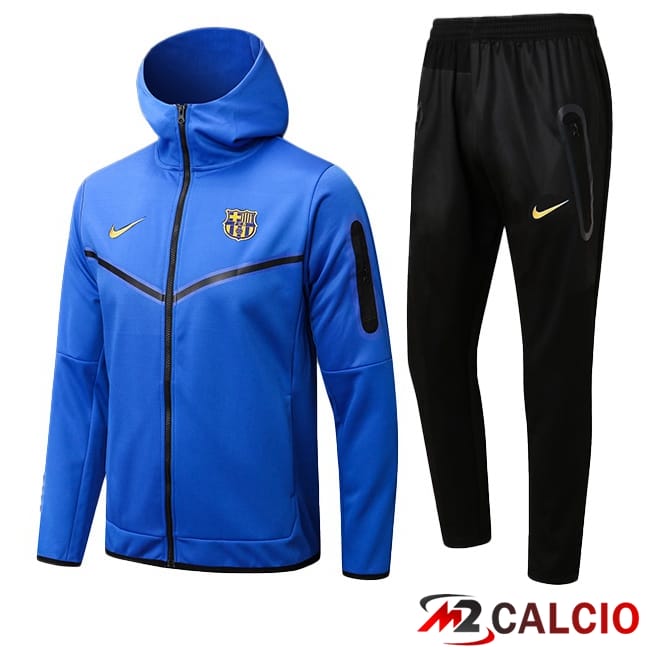 Maglie Calcio Personalizzate,Tute Calcio Squadre,Maglia Nazionale Italiana Calcio | Tuta Calcio - Giacca A Vento FC Barcellona Blu 2024/2025