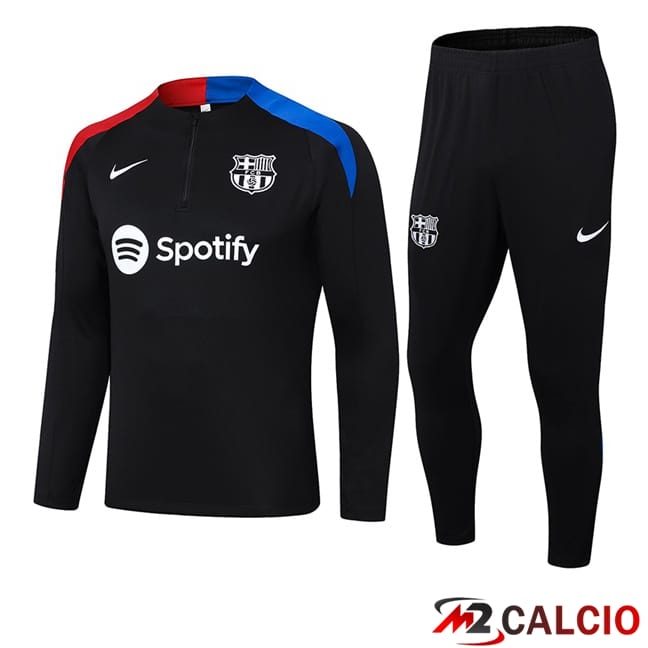 Maglie Calcio Personalizzate,Tute Calcio Squadre,Maglia Nazionale Italiana Calcio | Tuta Calcio FC Barcellona Nero 2024/2025