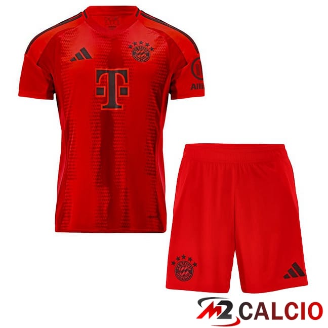 Maglie Calcio Personalizzate,Tute Calcio Squadre,Maglia Nazionale Italiana Calcio | Maglie Calcio Bayern Monaco Bambino Prima Rosso 2024/2025