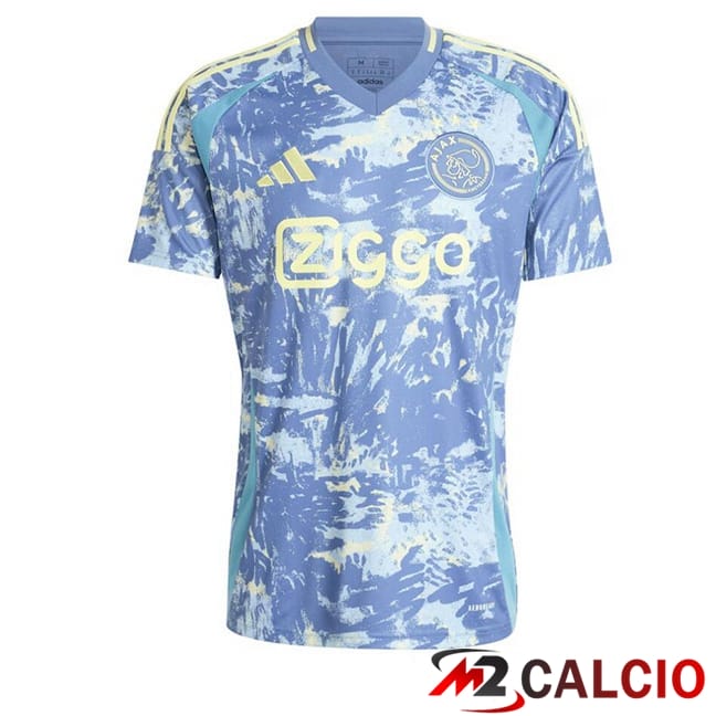 Maglie Calcio Personalizzate,Tute Calcio Squadre,Maglia Nazionale Italiana Calcio | Maglie Calcio AFC Ajax Seconda Blu 2024/2025