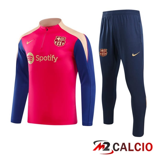 Maglie Calcio Personalizzate,Tute Calcio Squadre,Maglia Nazionale Italiana Calcio | Insieme Tuta Calcio FC Barcellona Rosa Blu 2024/2025