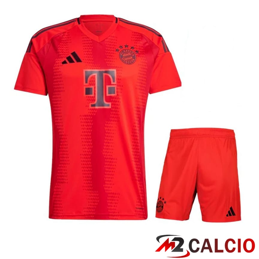 Maglie Calcio Personalizzate,Tute Calcio Squadre,Maglia Nazionale Italiana Calcio | Insieme Maglie Calcio Bayern Monaco Prima + Pantaloncini 2024/2025