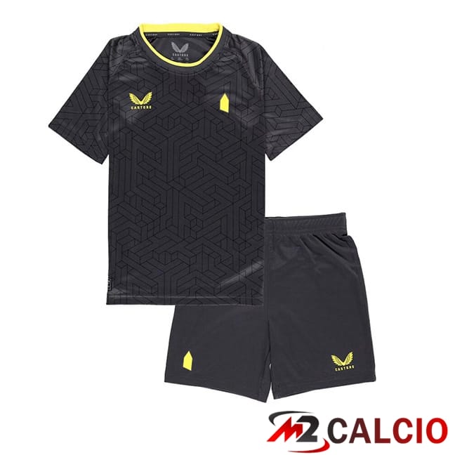 Maglie Calcio Personalizzate,Tute Calcio Squadre,Maglia Nazionale Italiana Calcio | Maglie Calcio Everton Bambino Seconda Nero 2024/2025