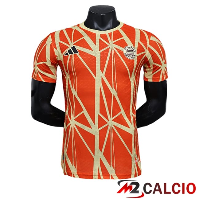 Maglie Calcio Personalizzate,Tute Calcio Squadre,Maglia Nazionale Italiana Calcio | Maglie Calcio Bayern Monaco Edizione Speciale Arancia 2024/2025