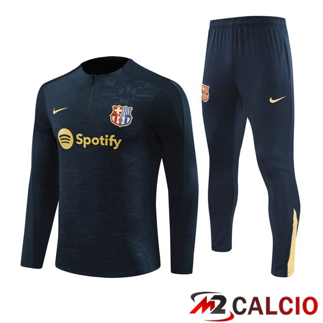 Maglie Calcio Personalizzate,Tute Calcio Squadre,Maglia Nazionale Italiana Calcio | Insieme Tuta Calcio FC Barcellona Blu Reale 2024/2025