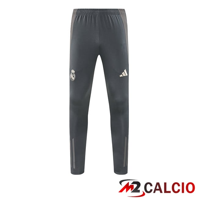 Maglie Calcio Personalizzate,Tute Calcio Squadre,Maglia Nazionale Italiana Calcio | Pantaloni Da Allenamento Real Madrid Grigio 2024/2025