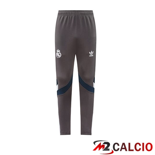 Maglie Calcio Personalizzate,Tute Calcio Squadre,Maglia Nazionale Italiana Calcio | Pantaloni Da Allenamento Real Madrid Grigio 2024/2025