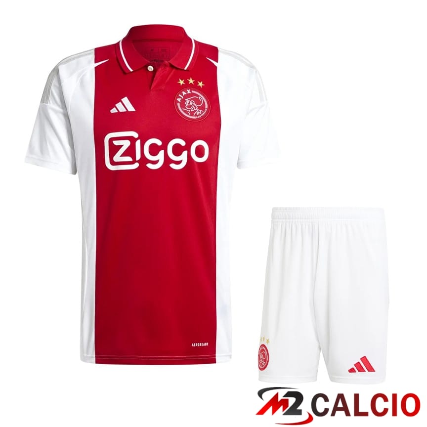 Maglie Calcio Personalizzate,Tute Calcio Squadre,Maglia Nazionale Italiana Calcio | Insieme Maglie Calcio AFC Ajax Seconda + Pantaloncini 2024/2025