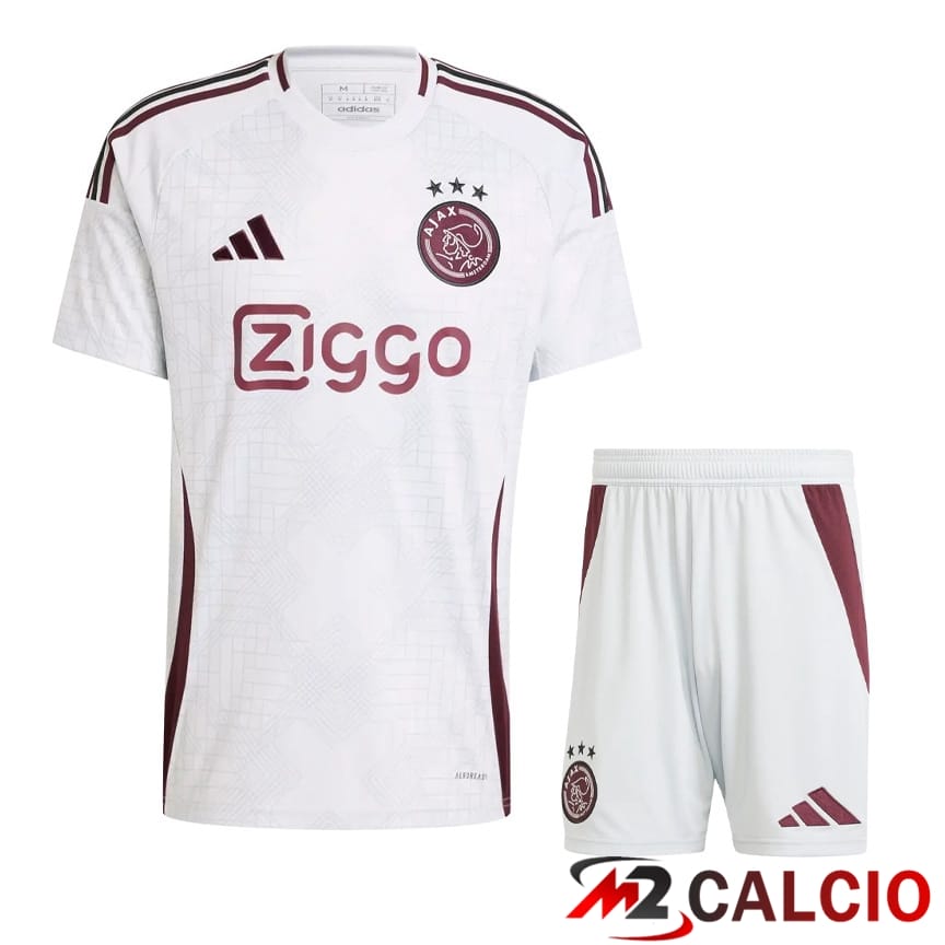 Maglie Calcio Personalizzate,Tute Calcio Squadre,Maglia Nazionale Italiana Calcio | Insieme Maglie Calcio AFC Ajax Terza + Pantaloncini 2024/2025