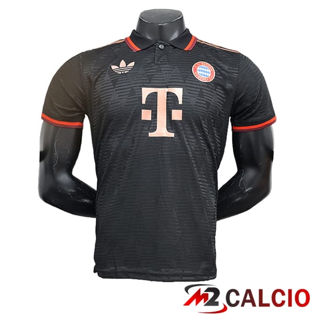 Maglie Calcio Personalizzate,Tute Calcio Squadre,Maglia Nazionale Italiana Calcio | Maglie Calcio Bayern Monaco Edizione Speciale Nero 2024/2025