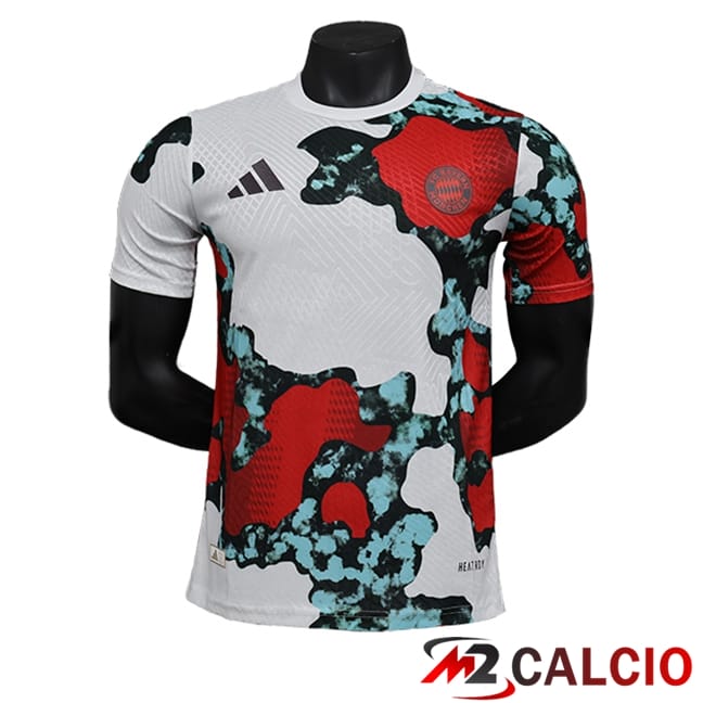 Maglie Calcio Personalizzate,Tute Calcio Squadre,Maglia Nazionale Italiana Calcio | Maglie Calcio Bayern Monaco Edizione Speciale Bianco 2024/2025