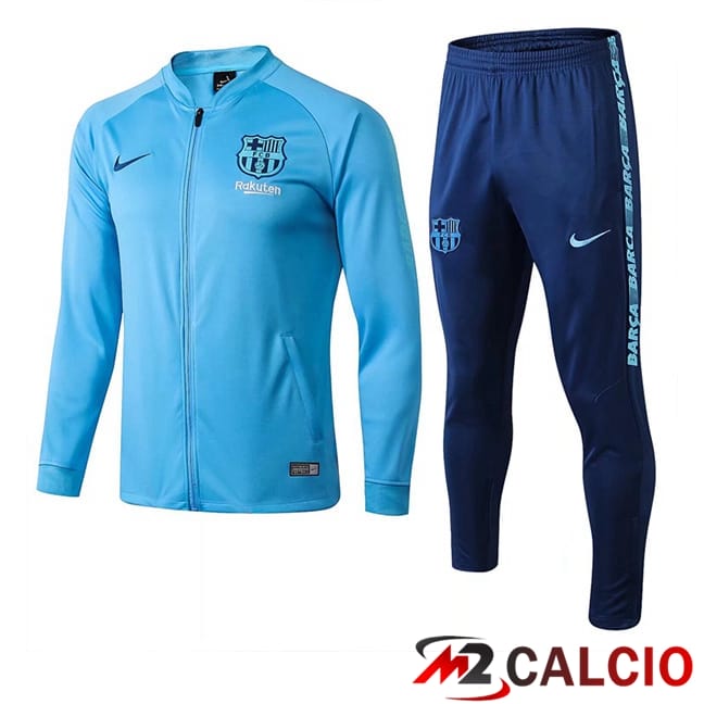 Maglie Calcio Personalizzate,Tute Calcio Squadre,Maglia Nazionale Italiana Calcio | Insieme Tuta Calcio - Giacca FC Barcellona Blu 2025/2026