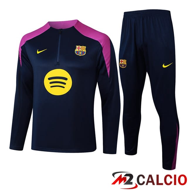 Maglie Calcio Personalizzate,Tute Calcio Squadre,Maglia Nazionale Italiana Calcio | Insieme Tuta Calcio FC Barcellona Blu Reale 2025/2026
