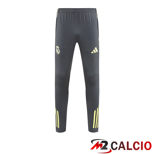 Maglie Calcio Personalizzate,Tute Calcio Squadre,Maglia Nazionale Italiana Calcio | Pantaloni Da Allenamento Real Madrid Grigio 2025/2026