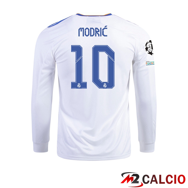 Maglia Real Madrid (LUKA MODRIC 10) Prima Manica Lunga 2021/2022