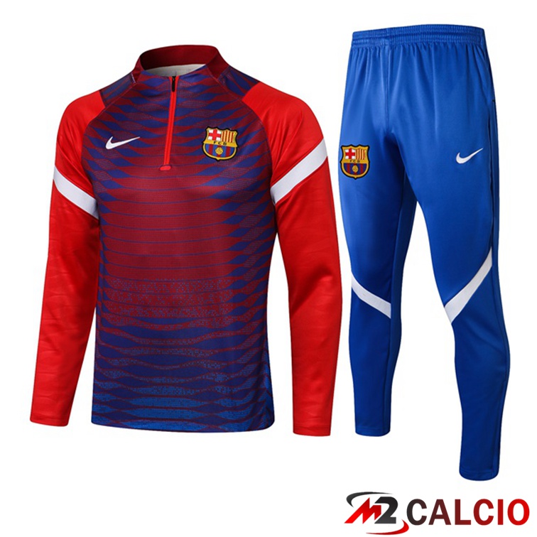 Maglie Calcio Personalizzate,Tute Calcio Squadre,Maglia Nazionale Italiana Calcio | Insieme Tuta Calcio FC Barcellona Rosso Blu 2021/2022