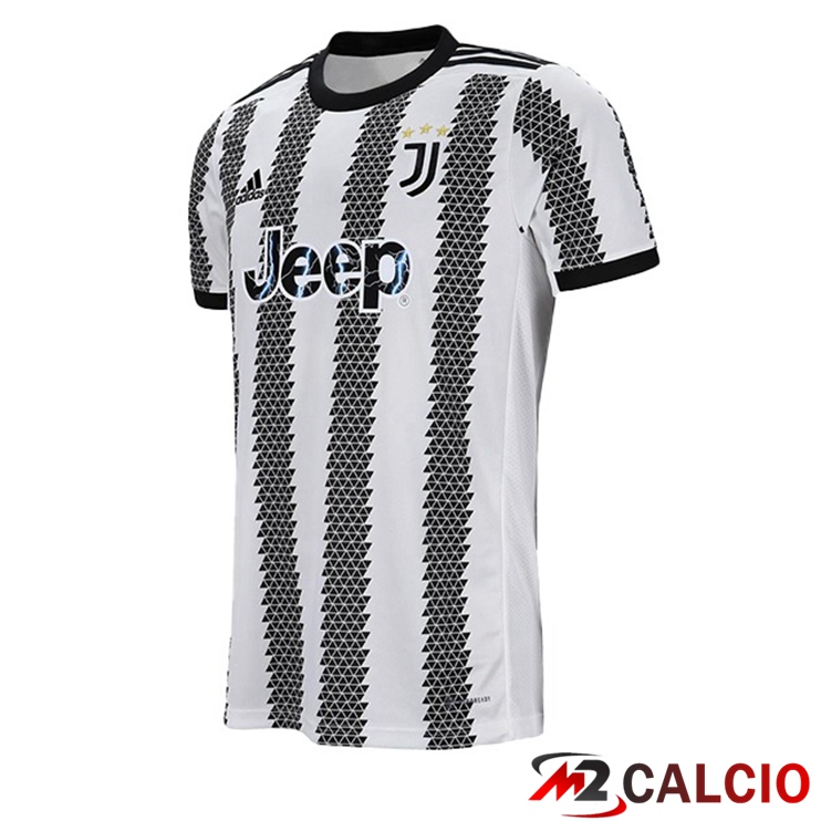 Maglie Calcio Personalizzate,Tute Calcio Squadre,Maglia Nazionale Italiana Calcio | Maglie Calcio Juventus Prima Bianco Nero 2022/2023