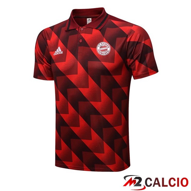Maglie Calcio Personalizzate,Tute Calcio Squadre,Maglia Nazionale Italiana Calcio | Maglia Polo Bayern Monaco Rosso 2022/2023