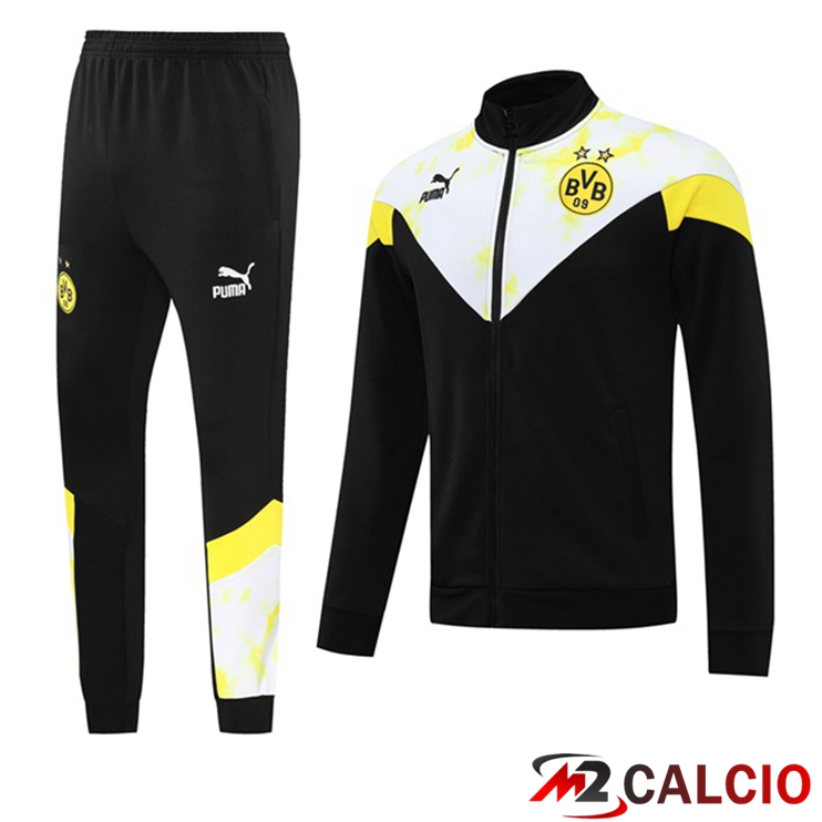 Maglie Calcio Personalizzate,Tute Calcio Squadre,Maglia Nazionale Italiana Calcio | Insieme Giacca A Vento Dortmund BVB Nero Giallo 2022/2023