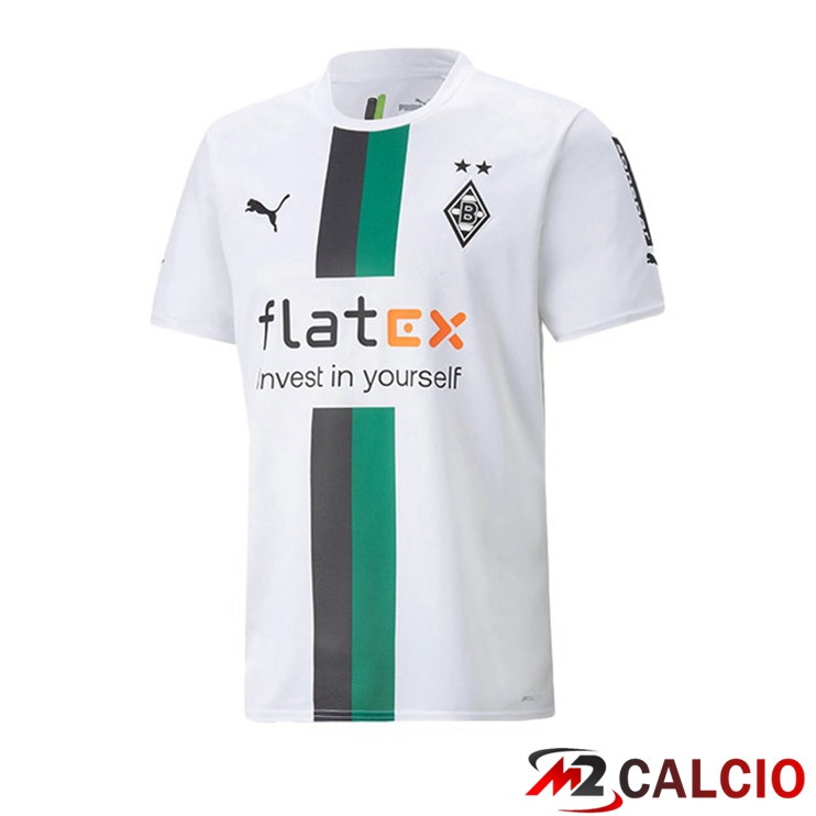 Maglie Calcio Personalizzate,Tute Calcio Squadre,Maglia Nazionale Italiana Calcio | Maglie Calcio Monchengladbach Prima Bianco 2022/2023
