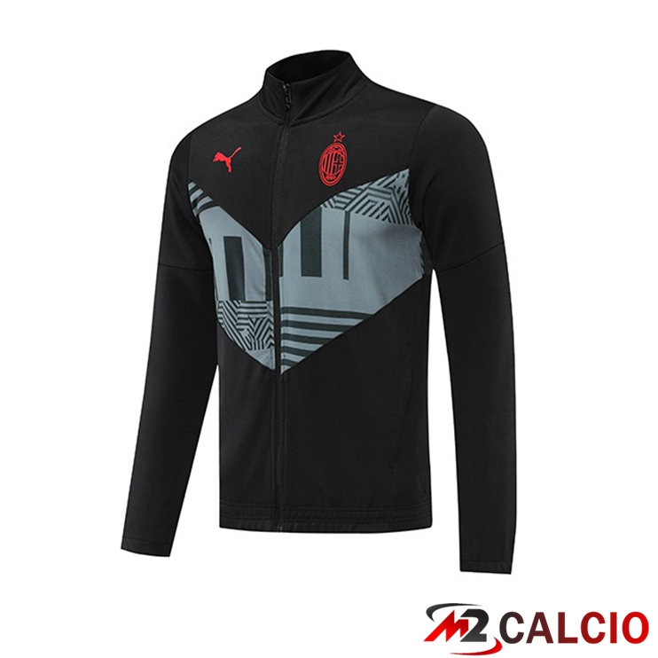 Maglie Calcio Personalizzate,Tute Calcio Squadre,Maglia Nazionale Italiana Calcio | Giacca Calcio AC Milan Nero 2022/2023
