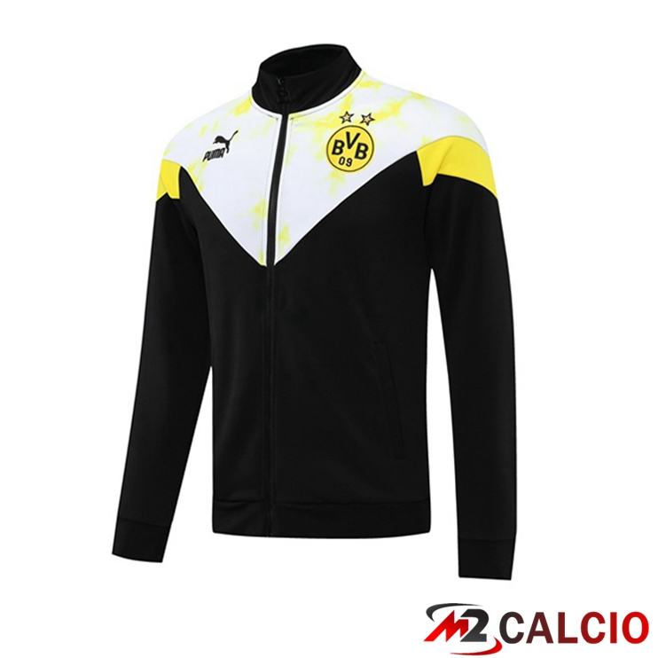 Maglie Calcio Personalizzate,Tute Calcio Squadre,Maglia Nazionale Italiana Calcio | Giacca Calcio Dortmund BVB Nero Giallo 2022/2023