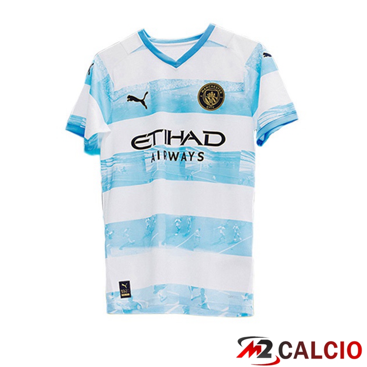 Maglie Calcio Personalizzate,Tute Calcio Squadre,Maglia Nazionale Italiana Calcio | Maglie Calcio Manchester City 93:20 Blu Bianco 2022/2023