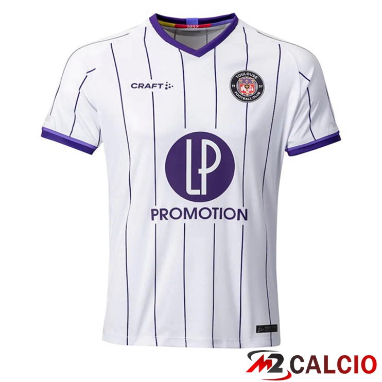 Maglie Calcio Personalizzate,Tute Calcio Squadre,Maglia Nazionale Italiana Calcio | Maglie Calcio Toulouse Prima Bianco 2022/2023