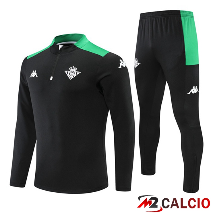 Maglie Calcio Personalizzate,Tute Calcio Squadre,Maglia Nazionale Italiana Calcio | Insieme Tuta Calcio Real Betis Nero 2022/2023