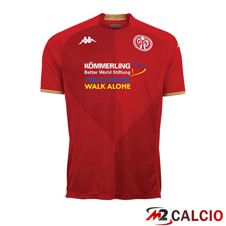 Maglie Calcio Personalizzate,Tute Calcio Squadre,Maglia Nazionale Italiana Calcio | Maglie Calcio FSV Mainz 05 Prima Rosso 2022/2023