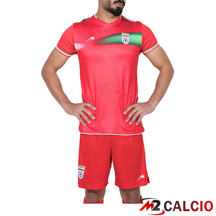 Maglie Calcio Personalizzate,Tute Calcio Squadre,Maglia Nazionale Italiana Calcio | Maglie Nazionali Iran Seconda Rosso 2022/2023
