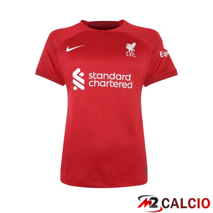 Maglie Calcio Personalizzate,Tute Calcio Squadre,Maglia Nazionale Italiana Calcio | Maglie Calcio FC Liverpool Donna Prima Rosso 2022/2023