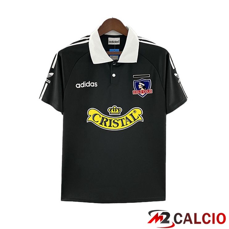 Maglie Calcio Personalizzate,Tute Calcio Squadre,Maglia Nazionale Italiana Calcio | Maglie Calcio Colo-Colo Retro Seconda Nero 1992-1993