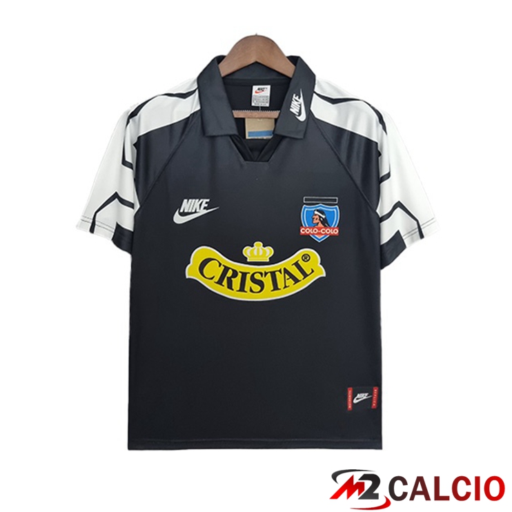 Maglie Calcio Personalizzate,Tute Calcio Squadre,Maglia Nazionale Italiana Calcio | Maglie Calcio Colo-Colo Retro Seconda Nero 1995