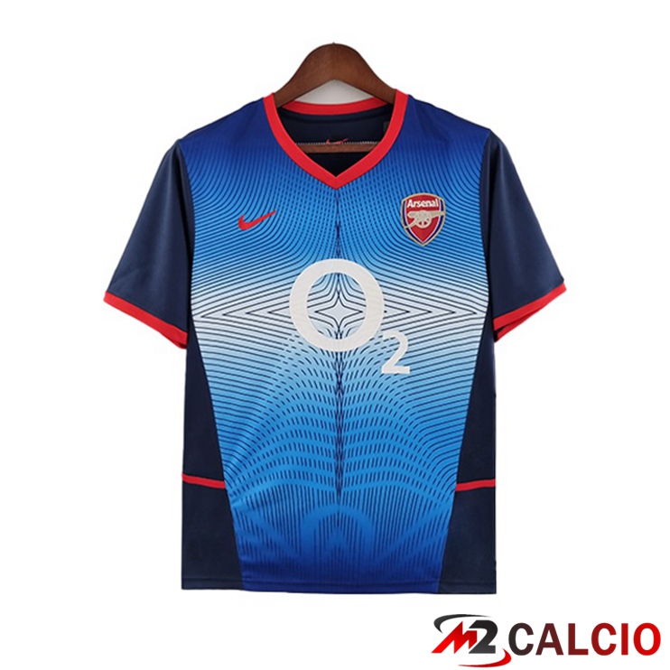 Maglie Calcio Personalizzate,Tute Calcio Squadre,Maglia Nazionale Italiana Calcio | Maglie Calcio Arsenal Retro Seconda Blu 2002-2004