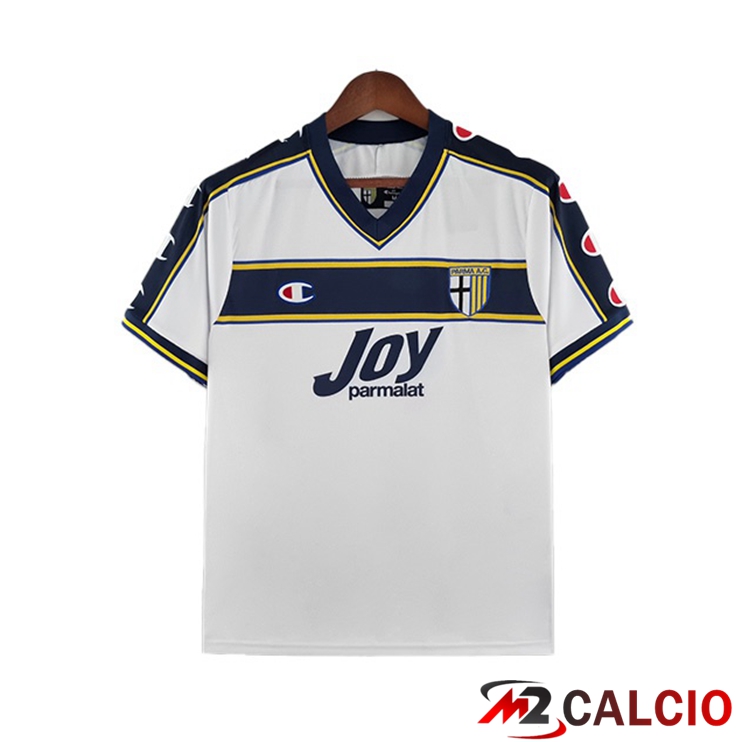 Maglie Calcio Personalizzate,Tute Calcio Squadre,Maglia Nazionale Italiana Calcio | Maglie Calcio Parma Calcio Retro Seconda Bianco 2001-2002