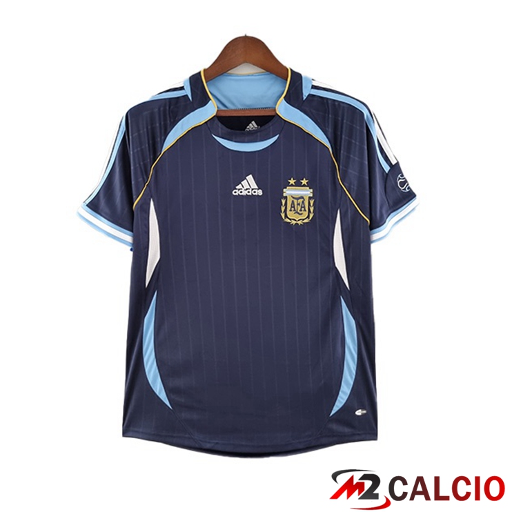 Maglie Calcio Personalizzate,Tute Calcio Squadre,Maglia Nazionale Italiana Calcio | Maglie Calcio Argentina Retro Seconda Blu 2006