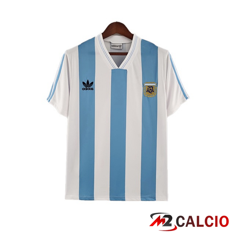 Maglie Calcio Personalizzate,Tute Calcio Squadre,Maglia Nazionale Italiana Calcio | Maglie Calcio Argentina Retro Prima Blu Bianco 1993