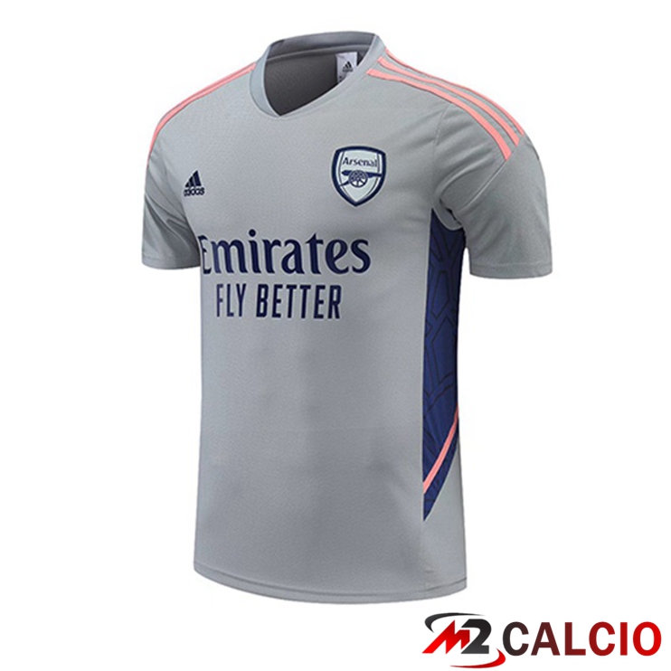 Maglie Calcio Personalizzate,Tute Calcio Squadre,Maglia Nazionale Italiana Calcio | T Shirt Allenamento Arsenal Grigio 2022/2023
