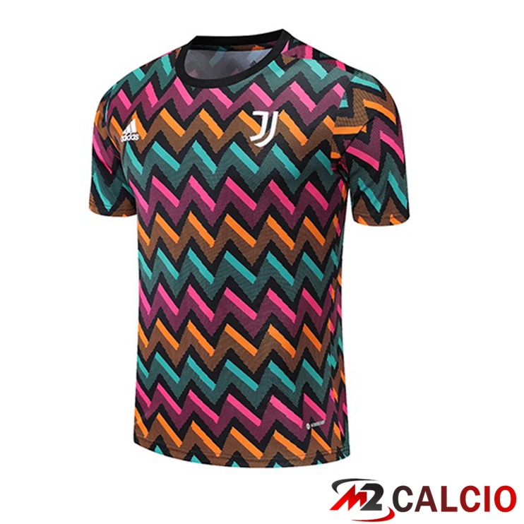 Maglie Calcio Personalizzate,Tute Calcio Squadre,Maglia Nazionale Italiana Calcio | T Shirt Allenamento Juventus Verde Viola 2022/2023