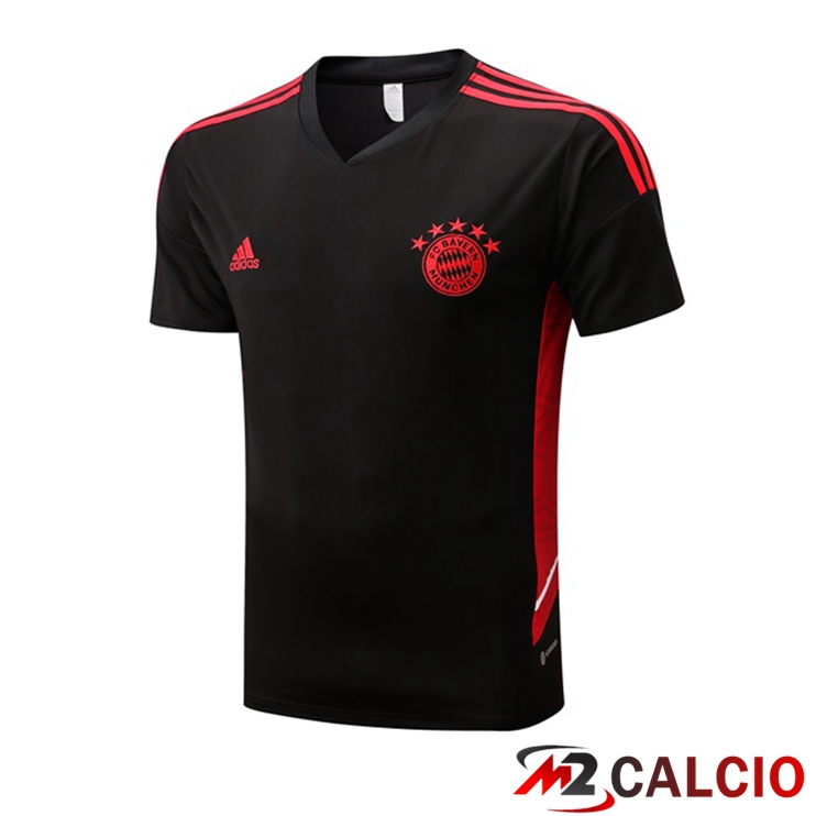 Maglie Calcio Personalizzate,Tute Calcio Squadre,Maglia Nazionale Italiana Calcio | T Shirt Allenamento Bayern Monaco Nero 2022/2023