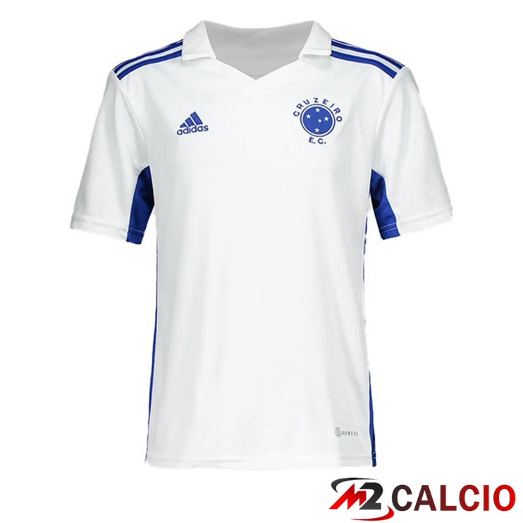 Maglie Calcio Personalizzate,Tute Calcio Squadre,Maglia Nazionale Italiana Calcio | Maglie Calcio Cruzeiro EC Seconda Bianco 2022/2023