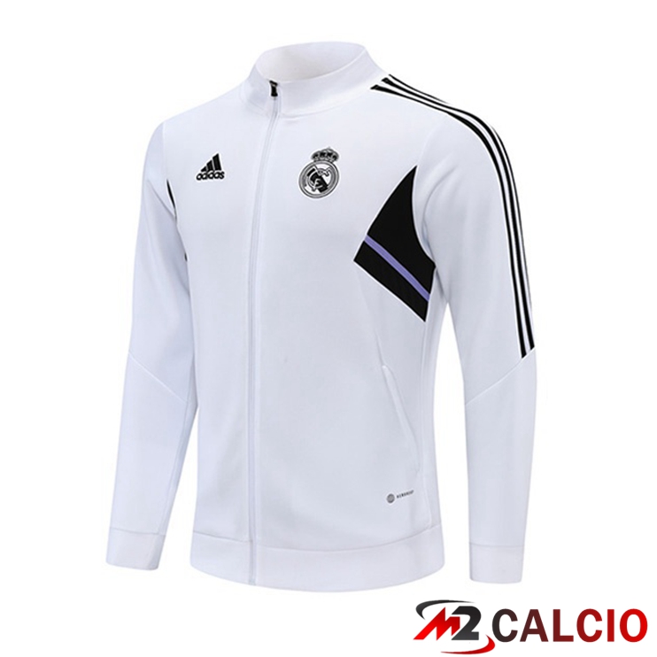 Maglie Calcio Personalizzate,Tute Calcio Squadre,Maglia Nazionale Italiana Calcio | Giacca Calcio Real Madrid Bianco 2022/2023