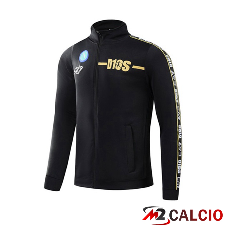 Maglie Calcio Personalizzate,Tute Calcio Squadre,Maglia Nazionale Italiana Calcio | Giacca Calcio SSC Napoli Nero 2022/2023